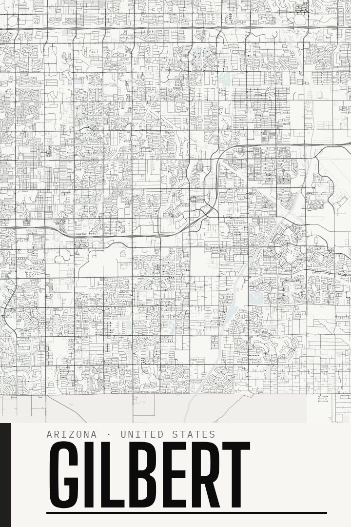 Gilbert map poster