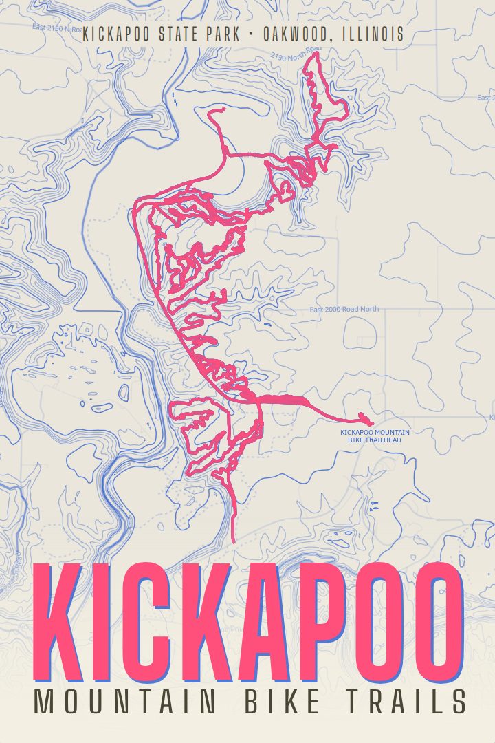 Kickapoo map poster