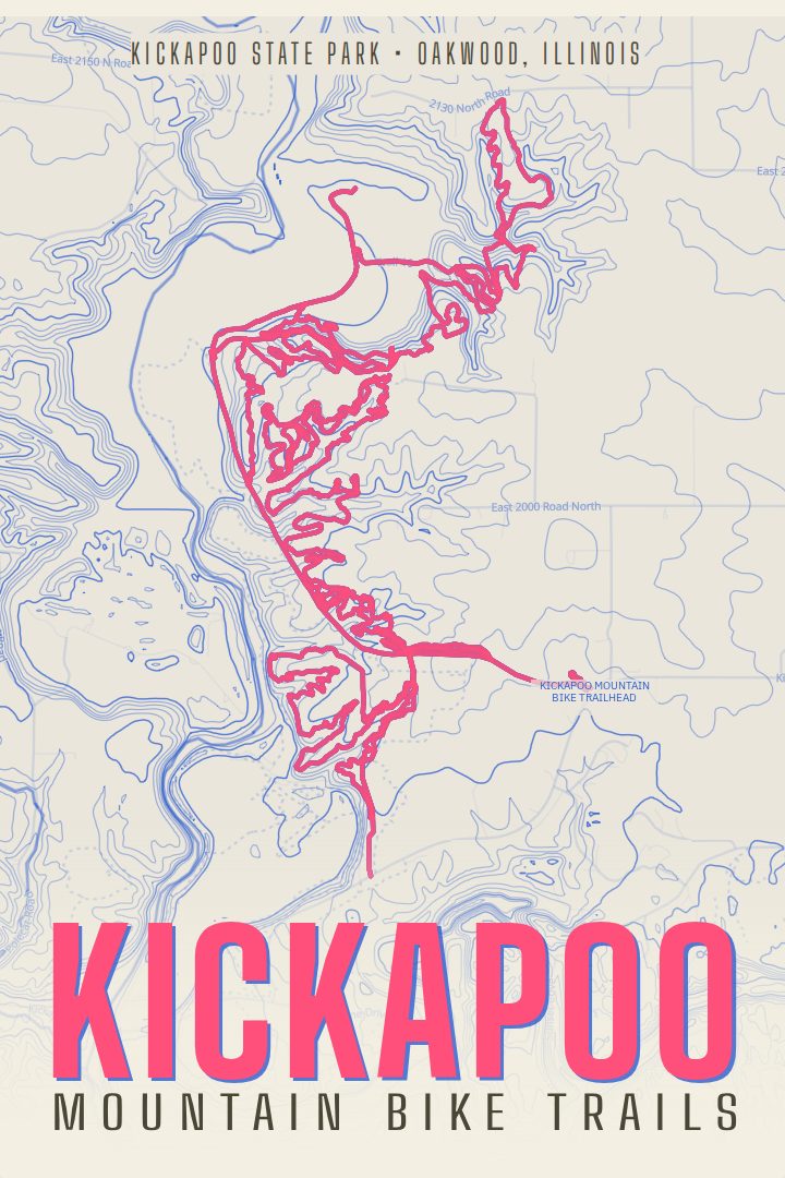 Kickapoo map poster