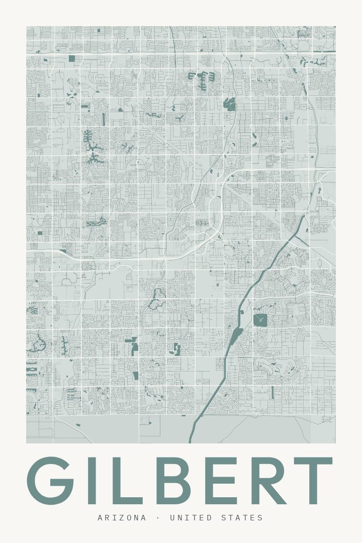 Gilbert map poster
