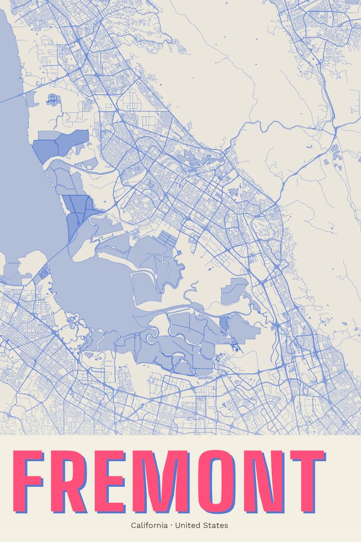 Fremont map poster
