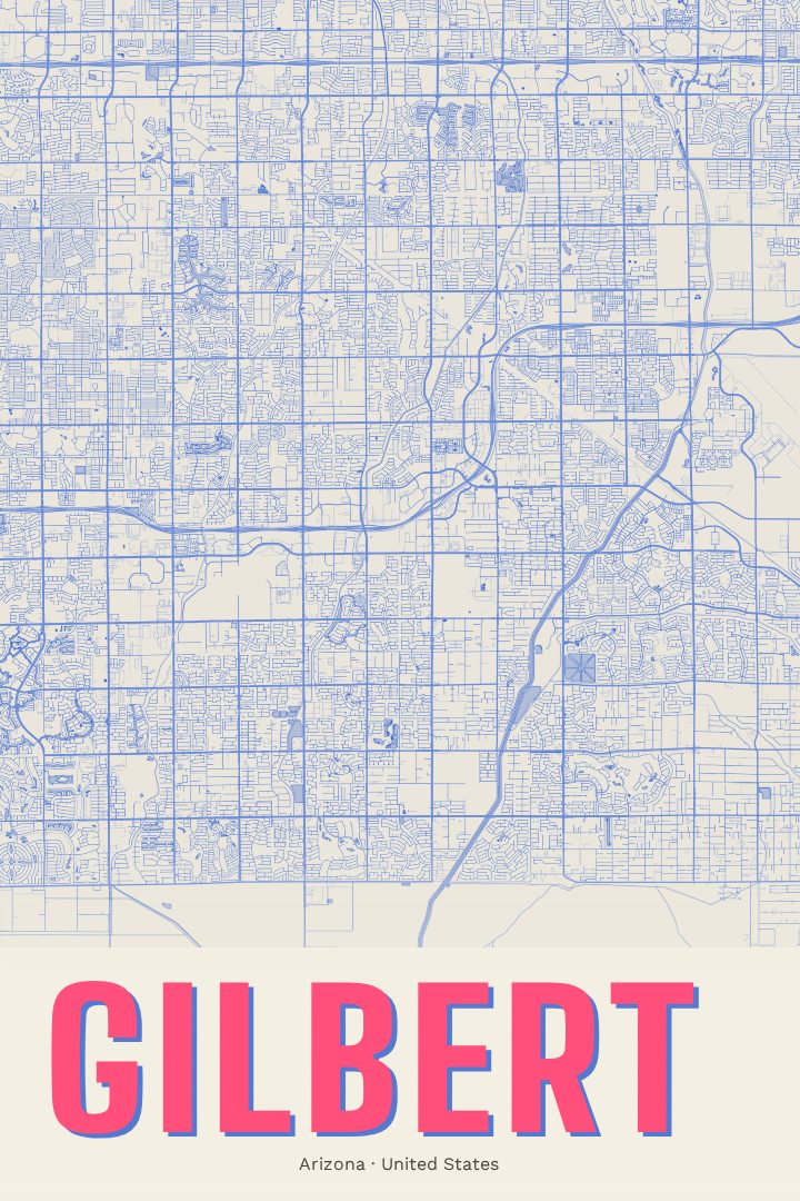 Gilbert map poster