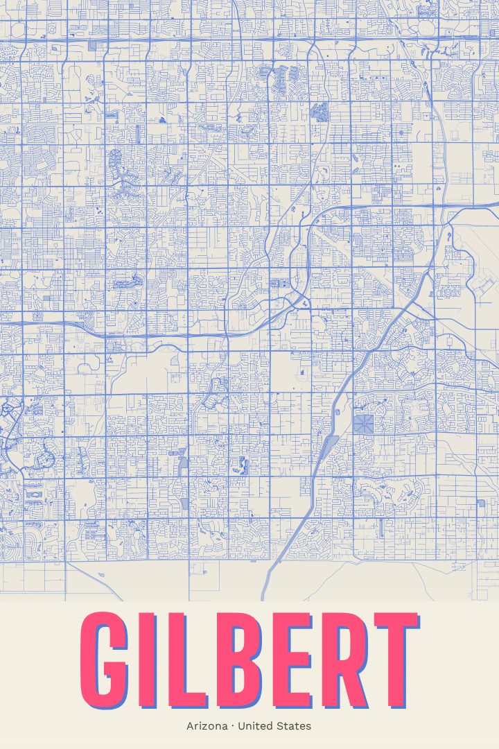 Gilbert map poster