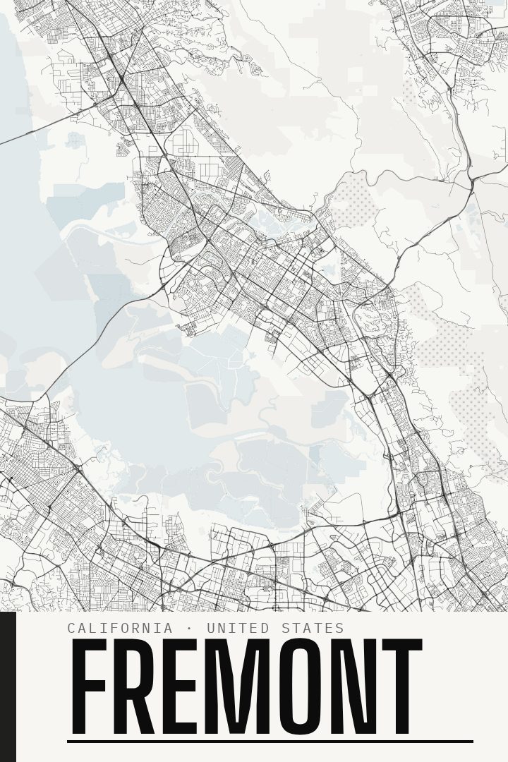 Fremont map poster